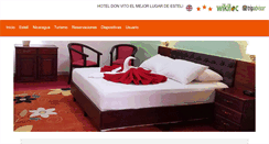 Desktop Screenshot of hoteldonvitoesteli.com